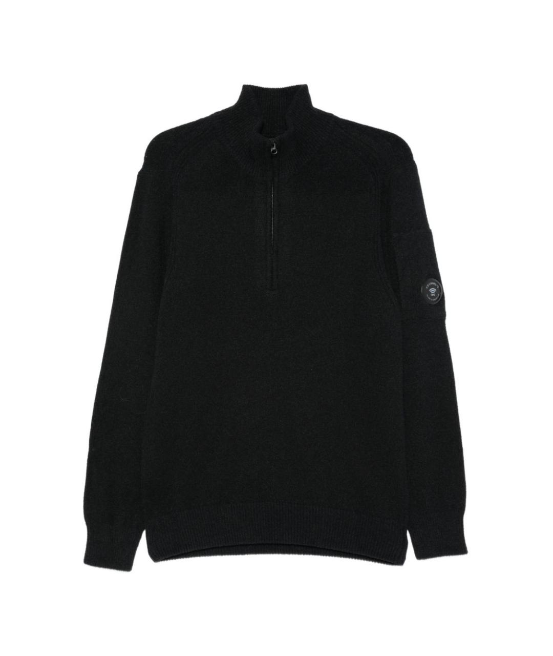 CP COMPANY Черный полиамидовый джемпер / свитер, фото 1