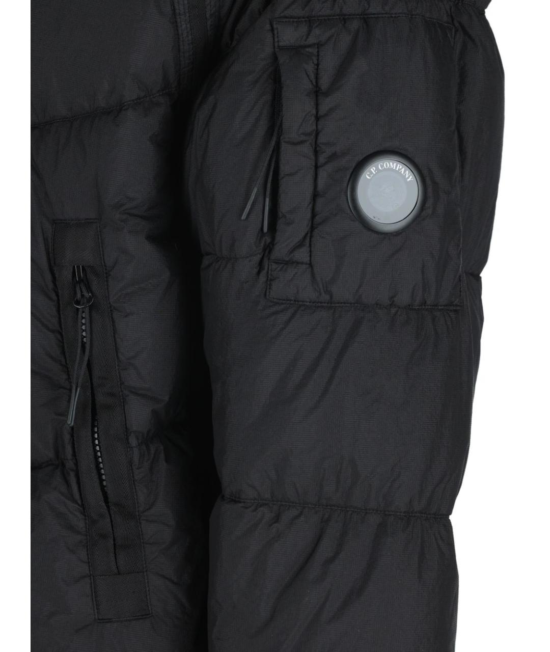 CP COMPANY Черная полиамидовая куртка, фото 4