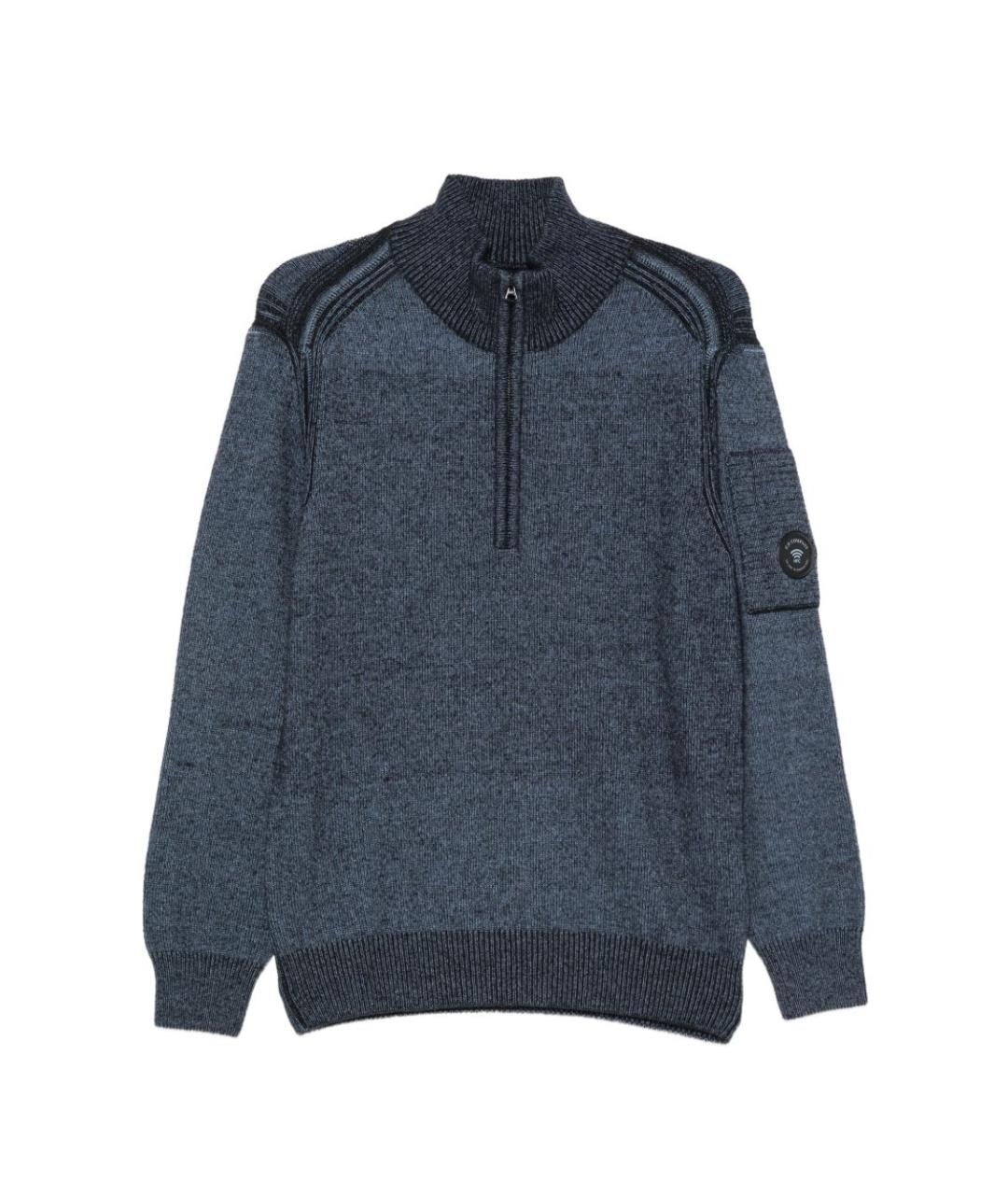 CP COMPANY Синий полиамидовый джемпер / свитер, фото 1
