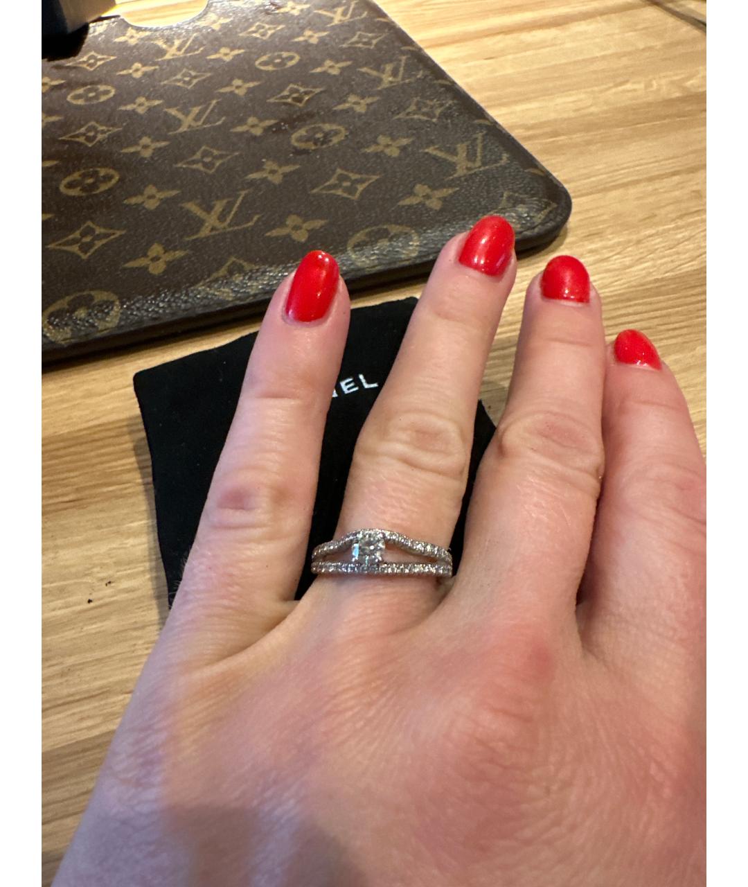 CHANEL Белое кольцо из белого золота, фото 3