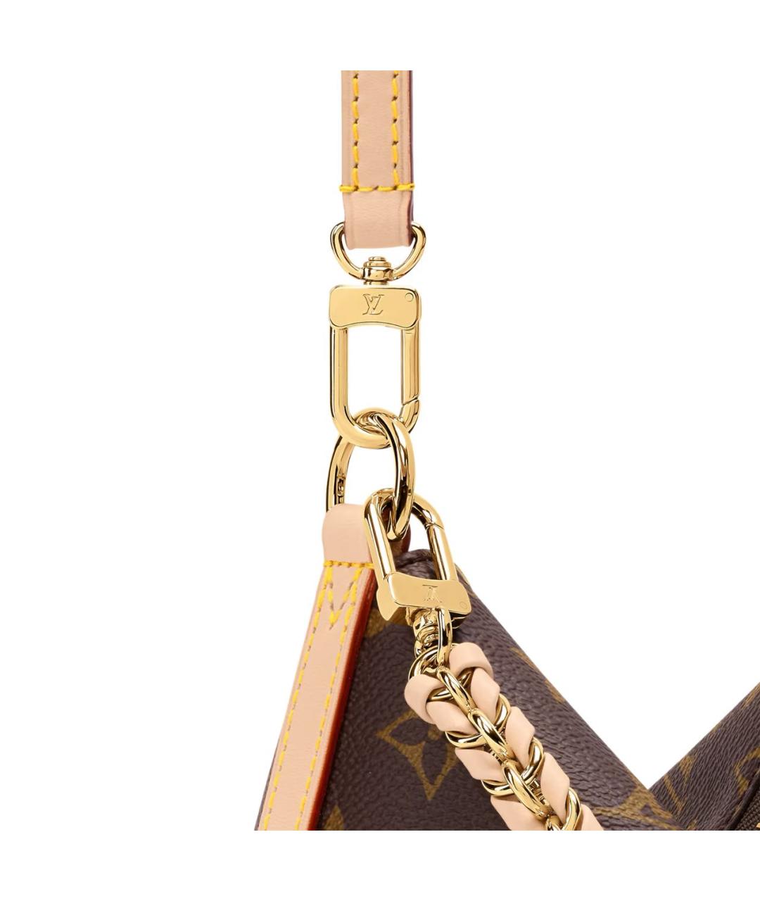 LOUIS VUITTON Коричневая сумка через плечо из канвы, фото 2