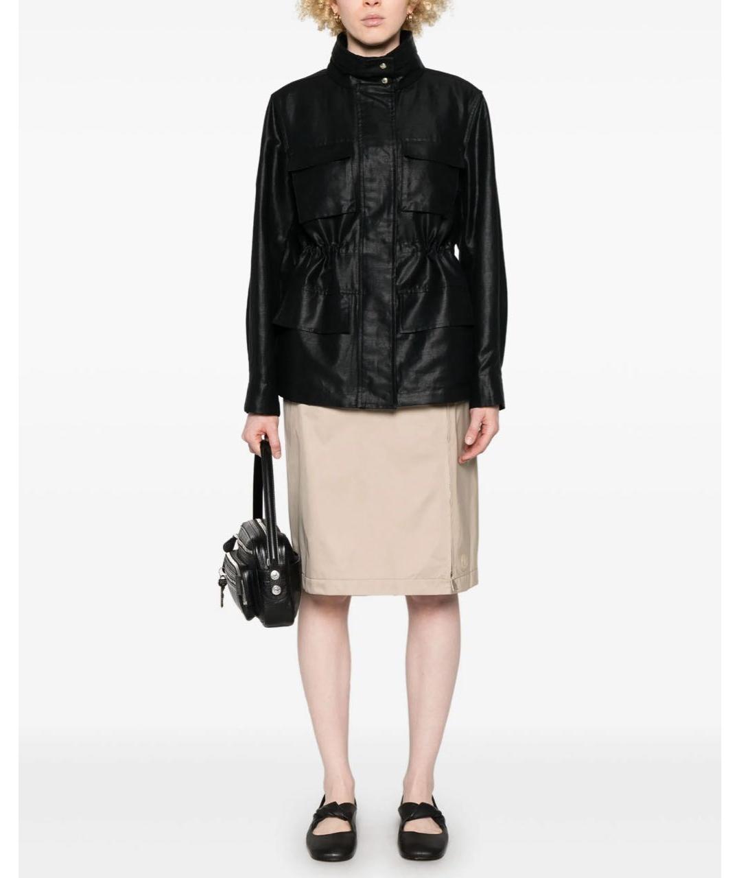MONCLER Черная куртка, фото 2