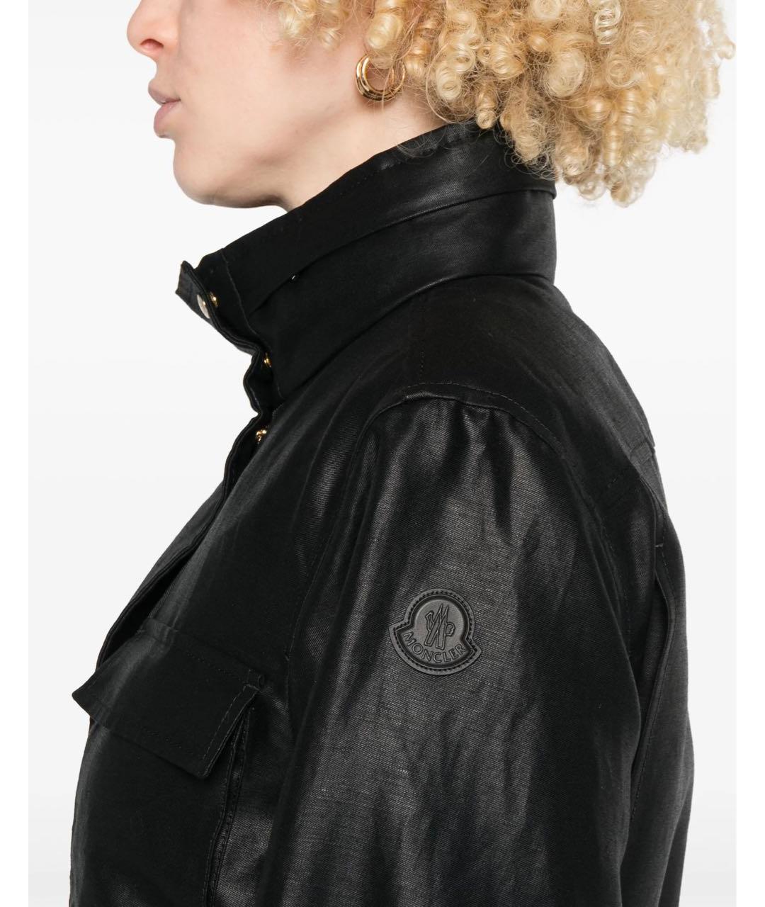 MONCLER Черная куртка, фото 5