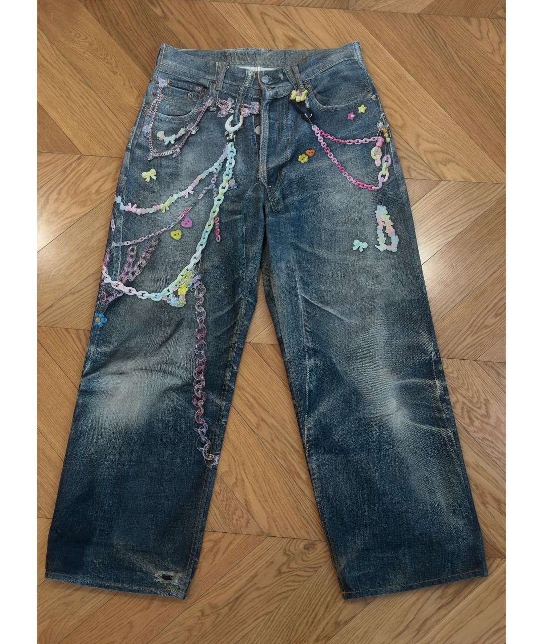 ACNE STUDIOS Мульти хлопковые джинсы, фото 10