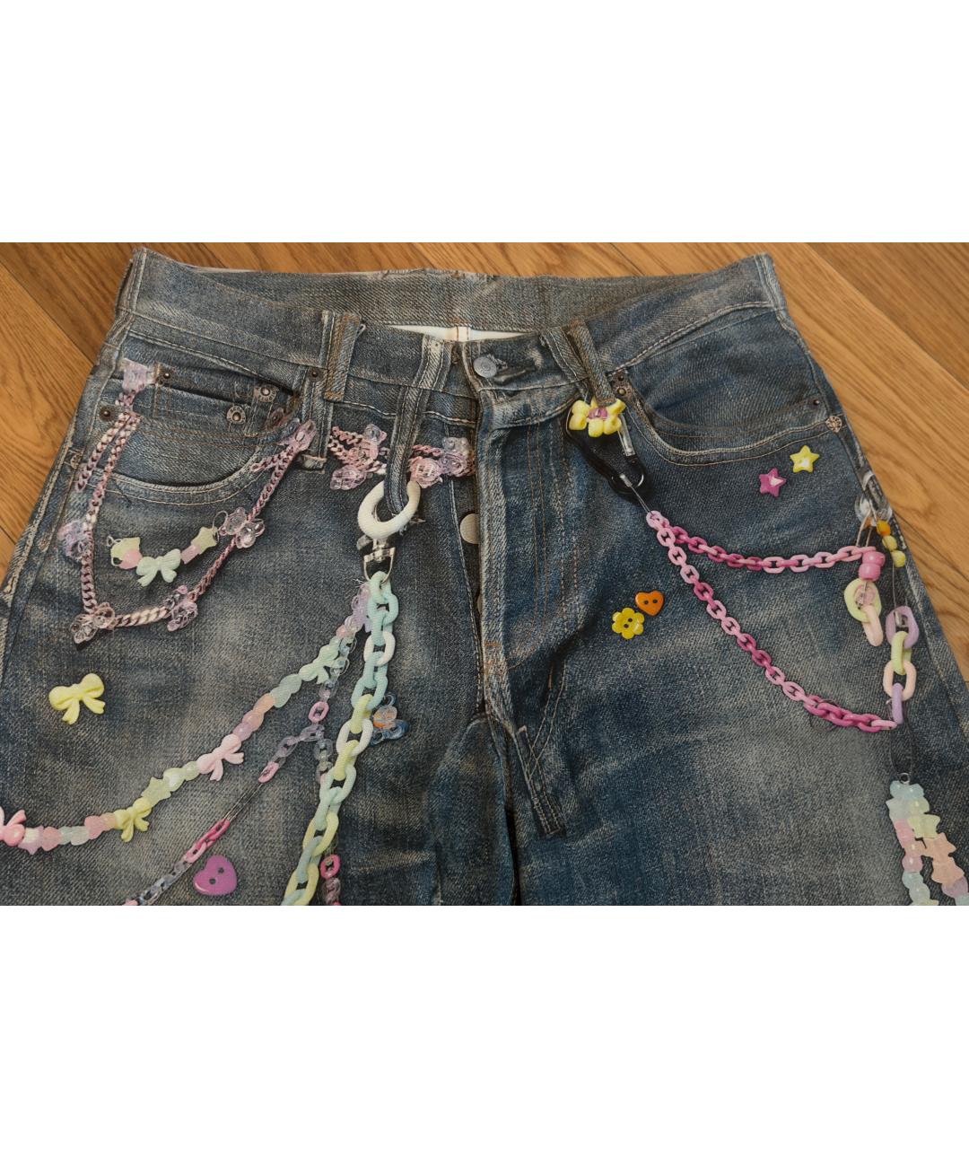 ACNE STUDIOS Мульти хлопковые джинсы, фото 3
