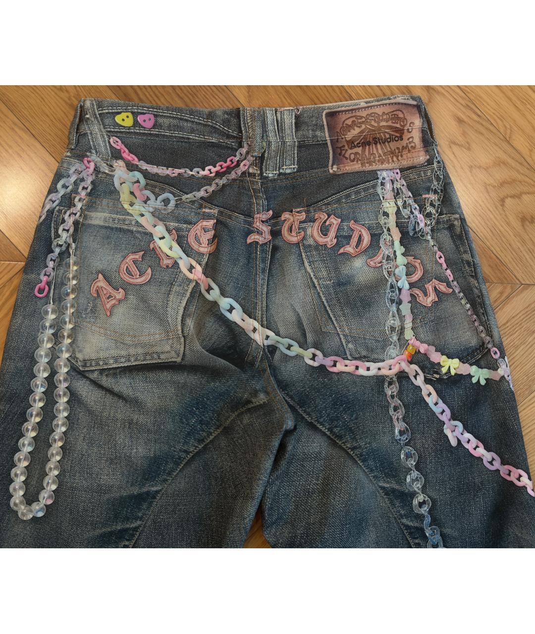 ACNE STUDIOS Мульти хлопковые джинсы, фото 8