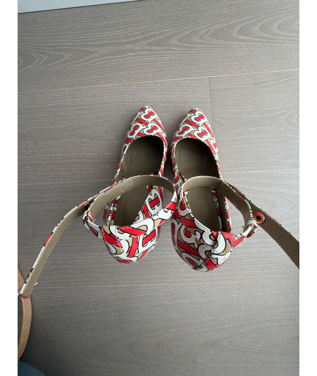 BURBERRY Мульти кожаные туфли, фото 3