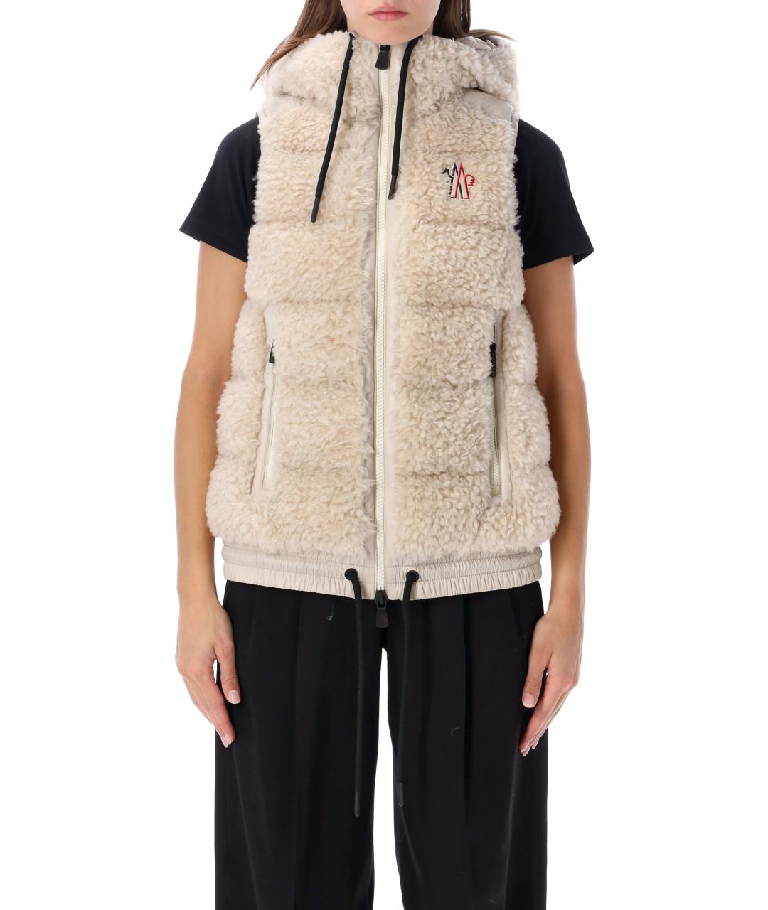 MONCLER GRENOBLE Белый жилет, фото 2