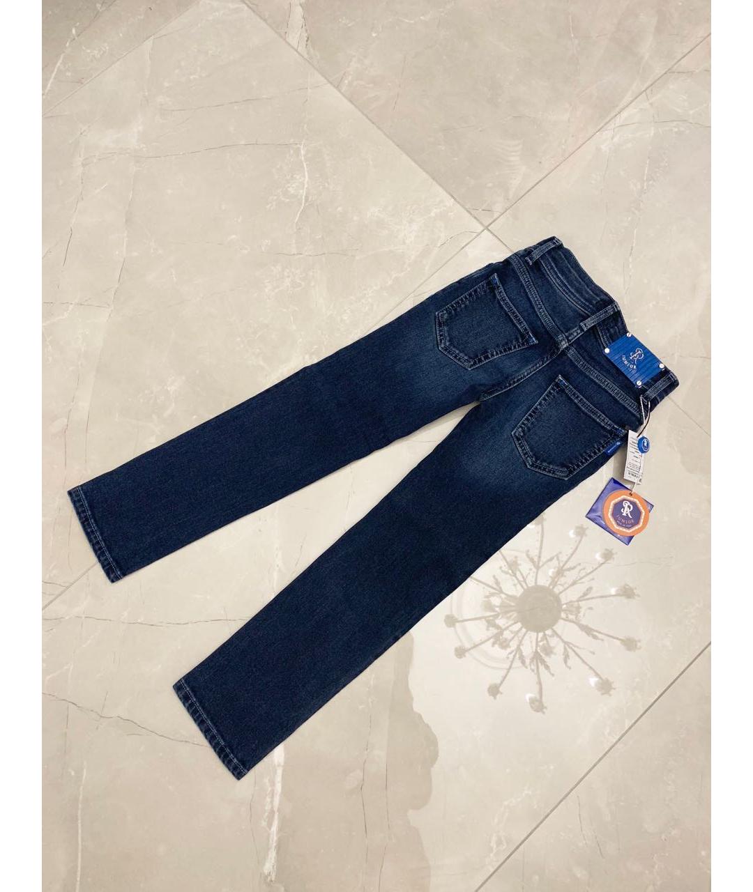 STEFANO RICCI Синие хлопковые детские джинсы, фото 2