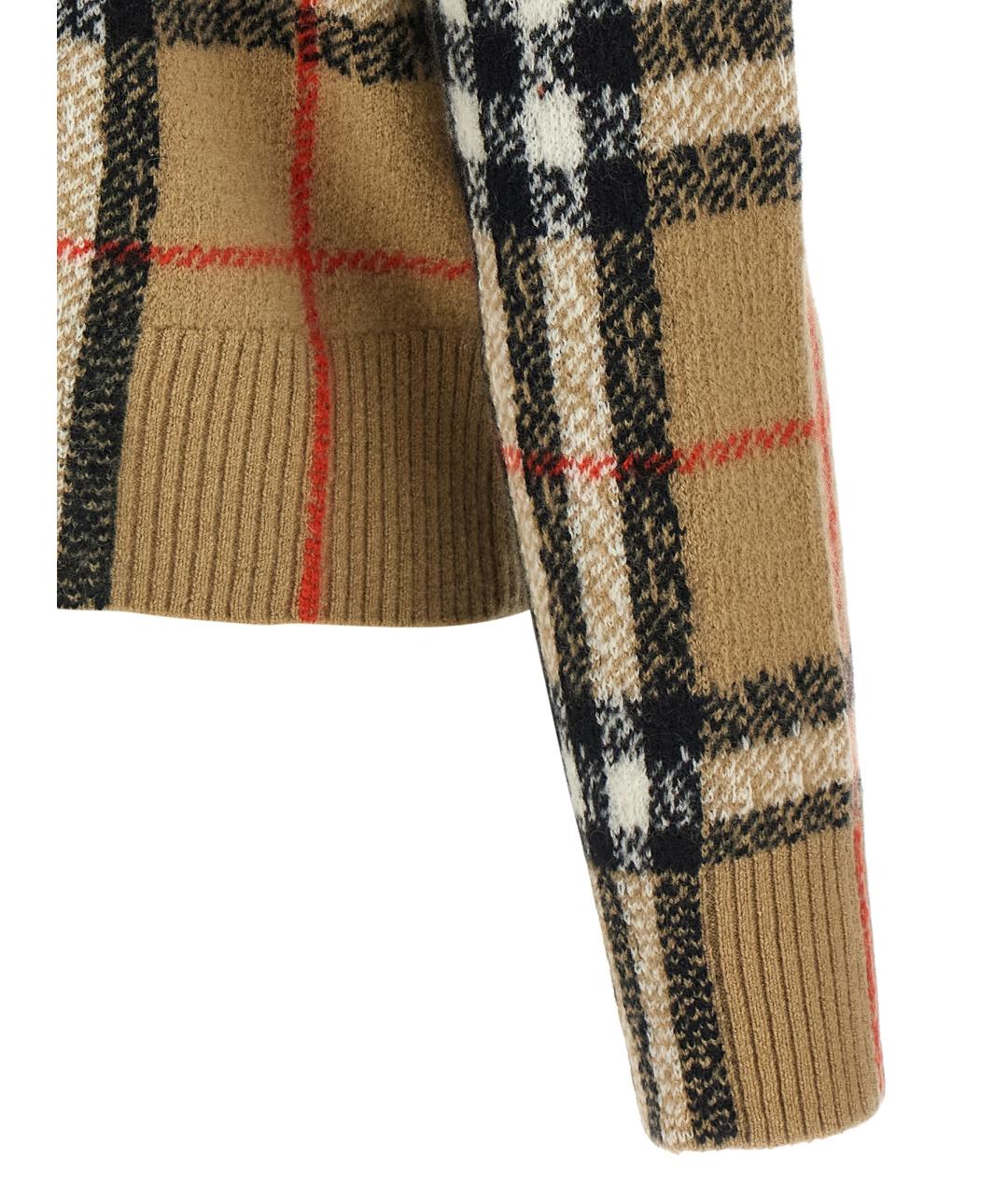 BURBERRY Бежевый кашемировый кардиган, фото 4