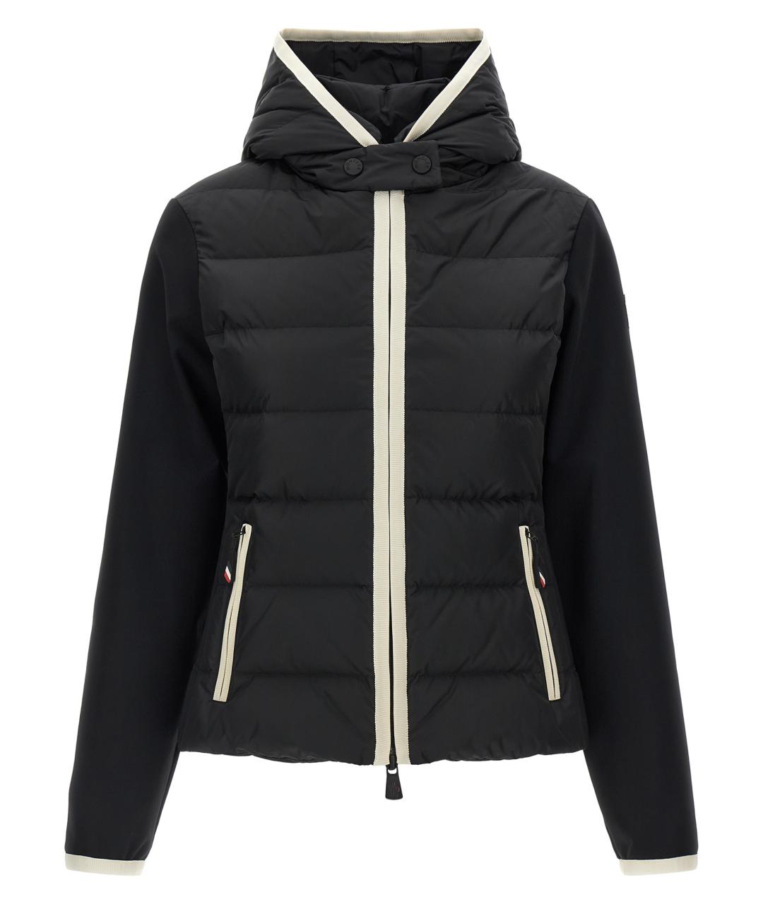 MONCLER GRENOBLE Черная полиамидовая куртка, фото 1