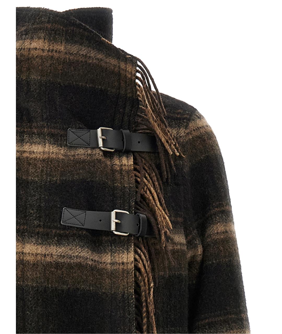 ISABEL MARANT ETOILE Мульти шерстяное пальто, фото 3