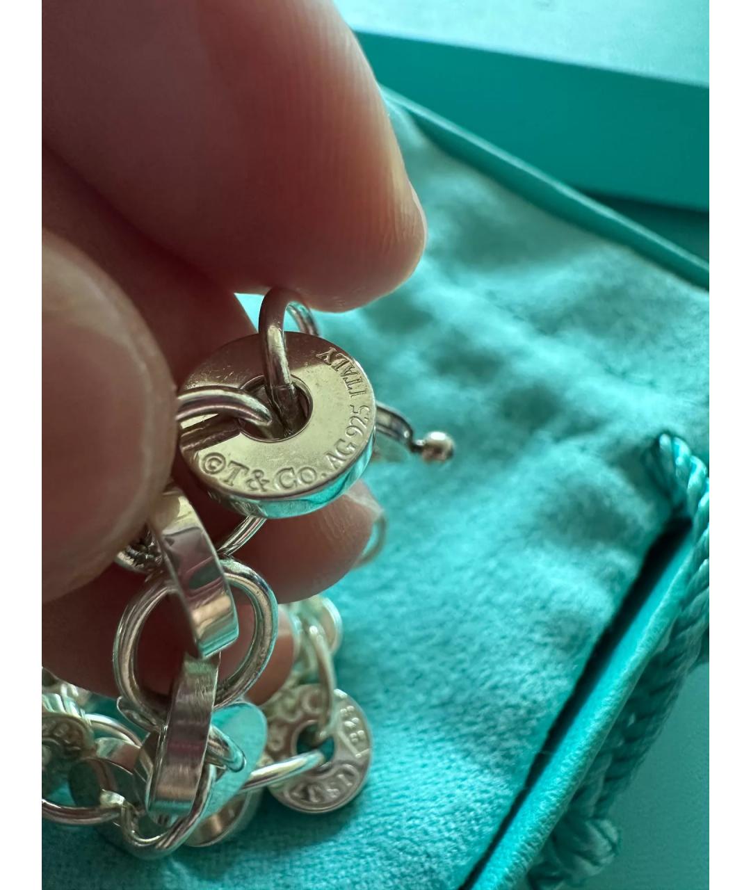 TIFFANY&CO Серебряный серебряный браслет, фото 6