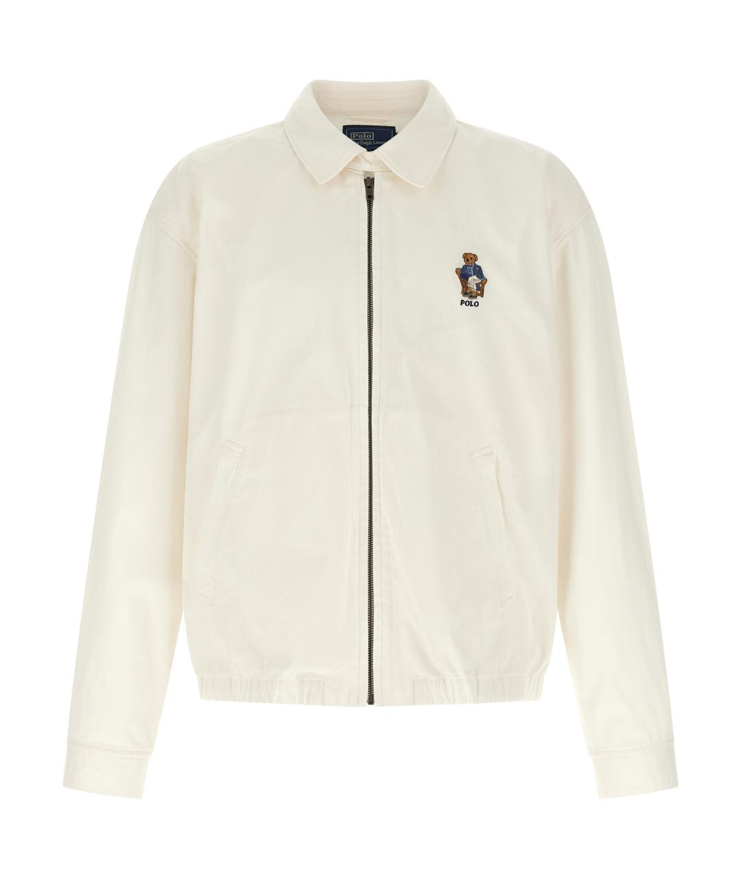 POLO RALPH LAUREN Белая хлопковая куртка, фото 1