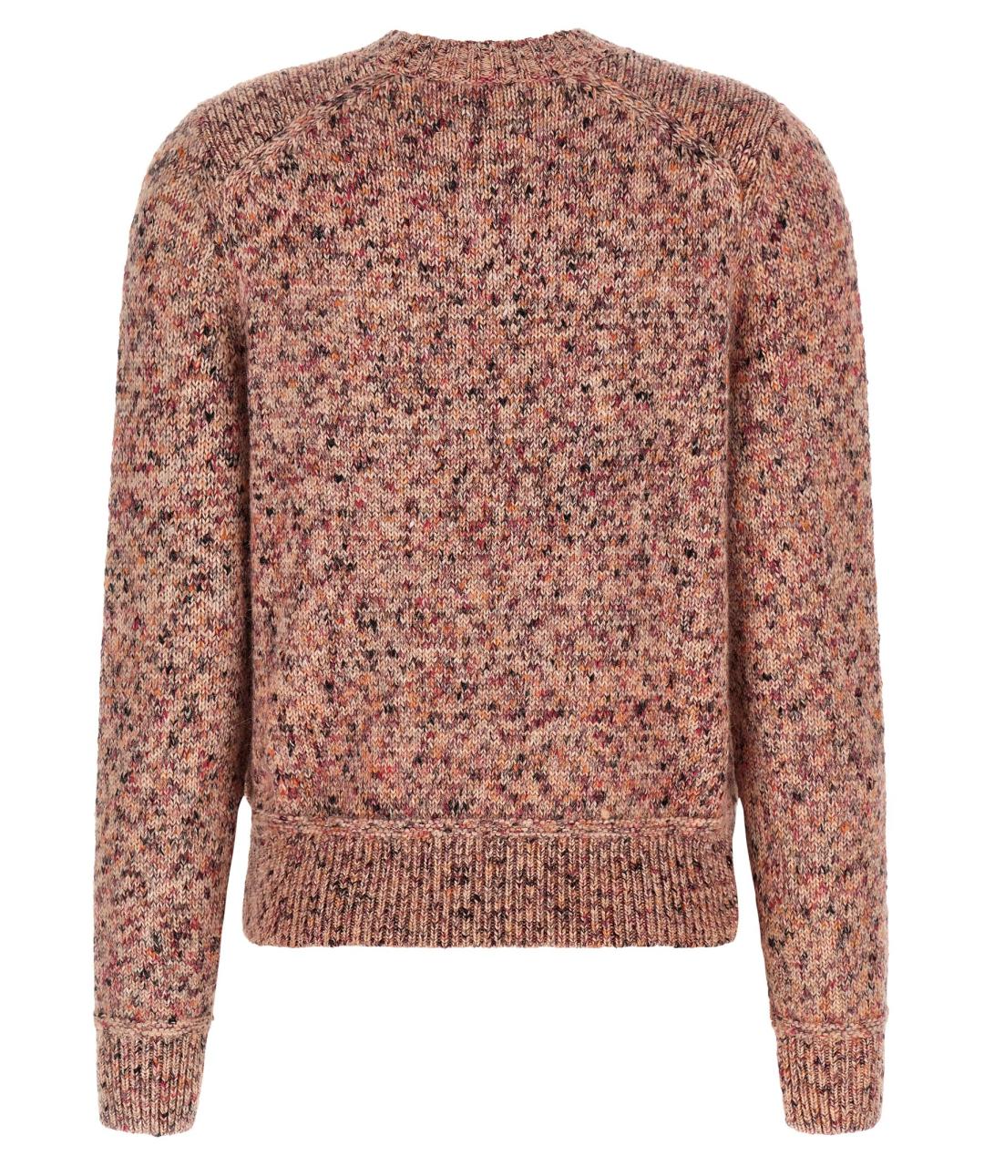 ISABEL MARANT ETOILE Розовый шерстяной кардиган, фото 2