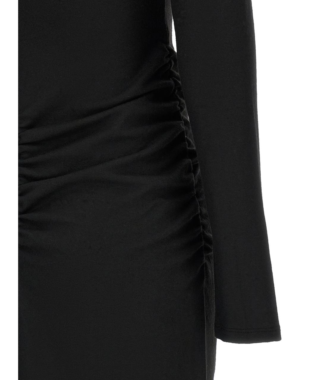 ISABEL MARANT ETOILE Черное полиэстеровое платье, фото 4