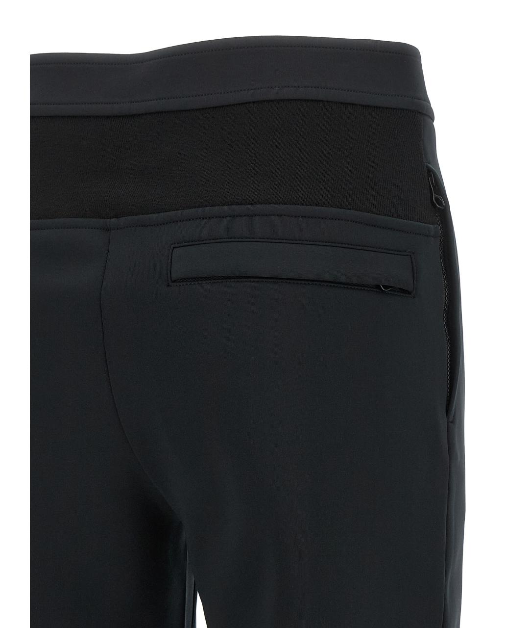 COURREGES Черные полиэстеровые прямые брюки, фото 4