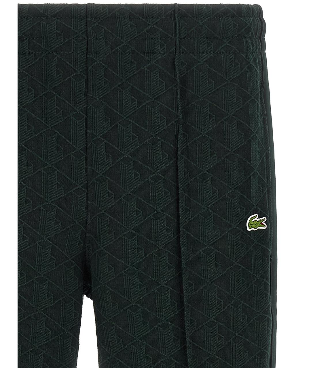 LACOSTE Зеленые полиэстеровые повседневные брюки, фото 4