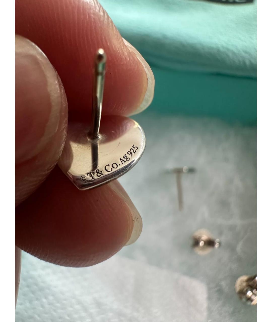 TIFFANY&CO Серебряные серебряные серьги, фото 6