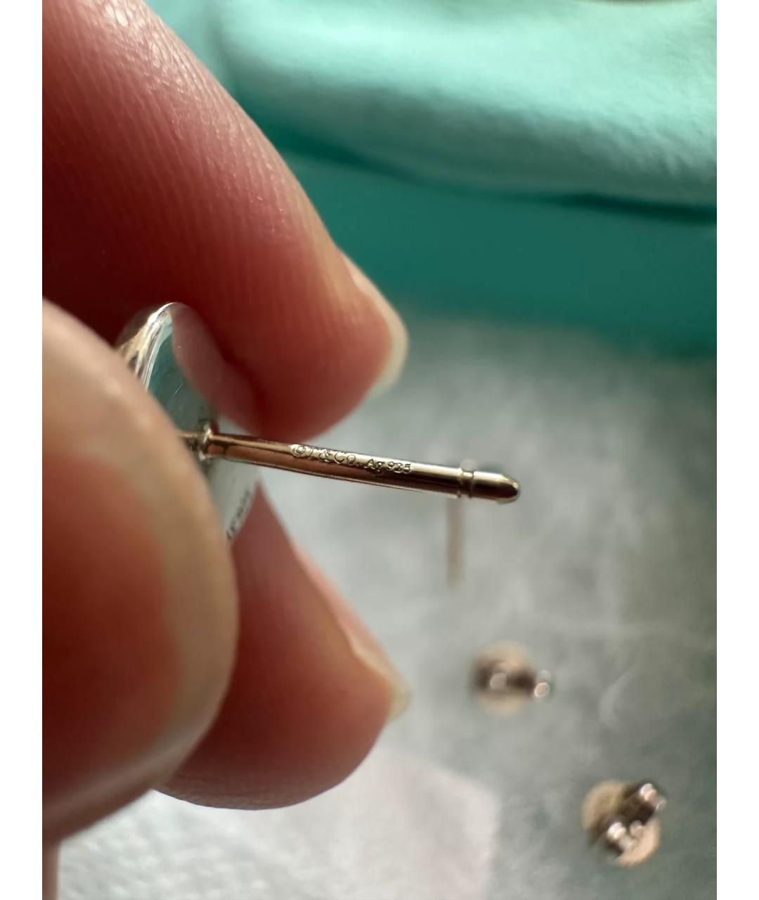 TIFFANY&CO Серебряные серебряные серьги, фото 5