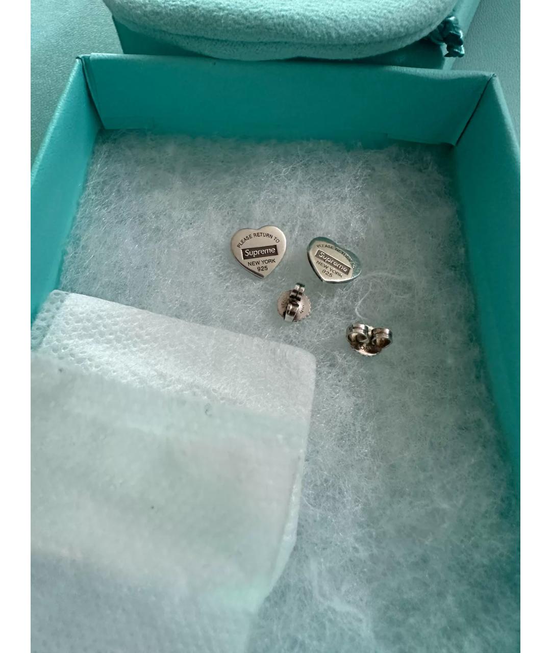 TIFFANY&CO Серебряные серебряные серьги, фото 2