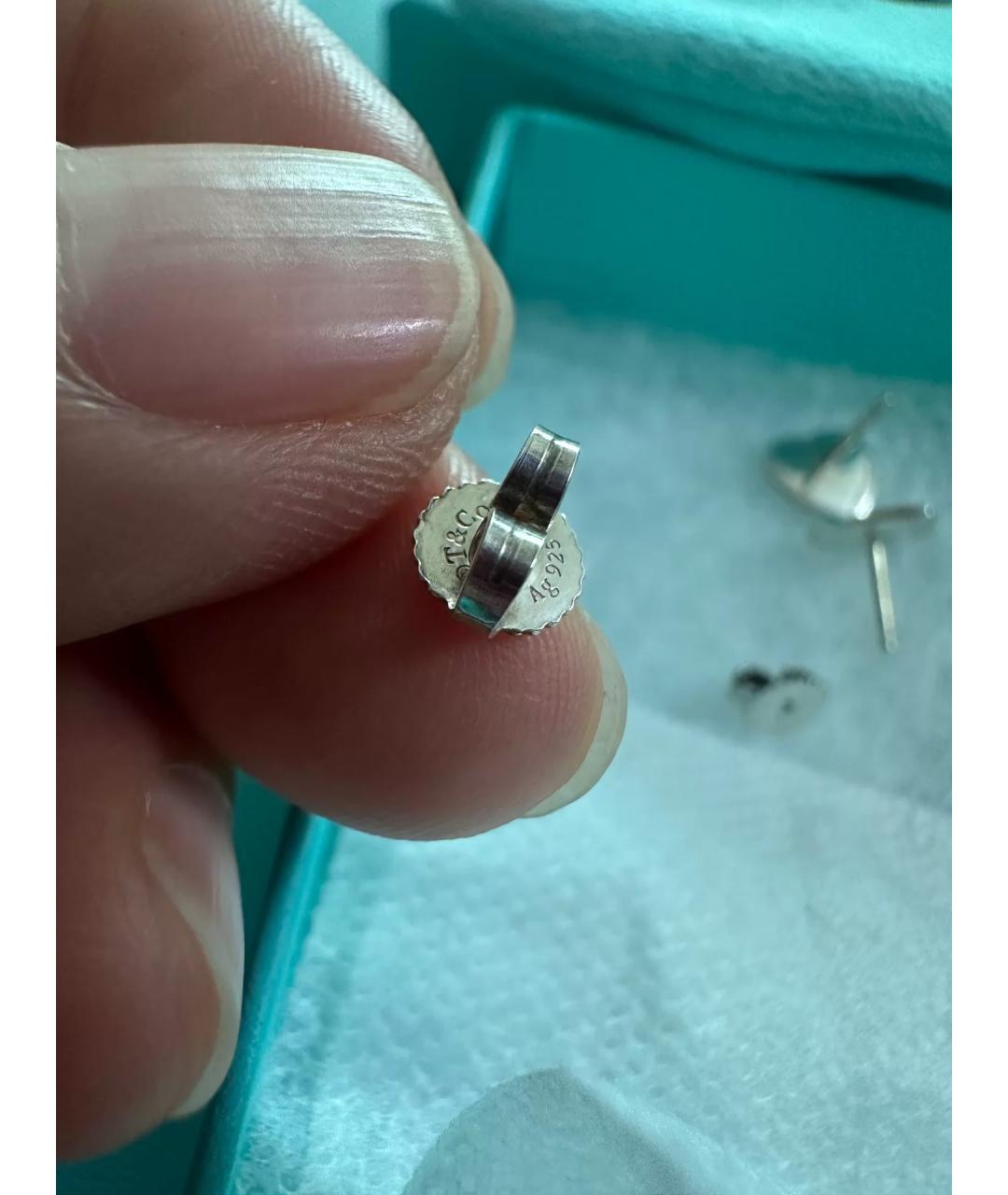 TIFFANY&CO Серебряные серебряные серьги, фото 7