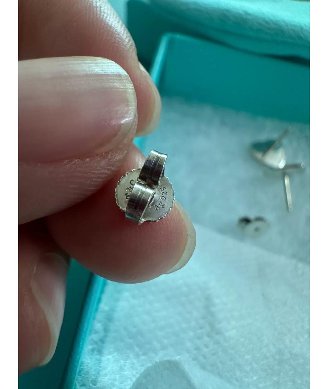 TIFFANY&CO Серебряные серебряные серьги, фото 9