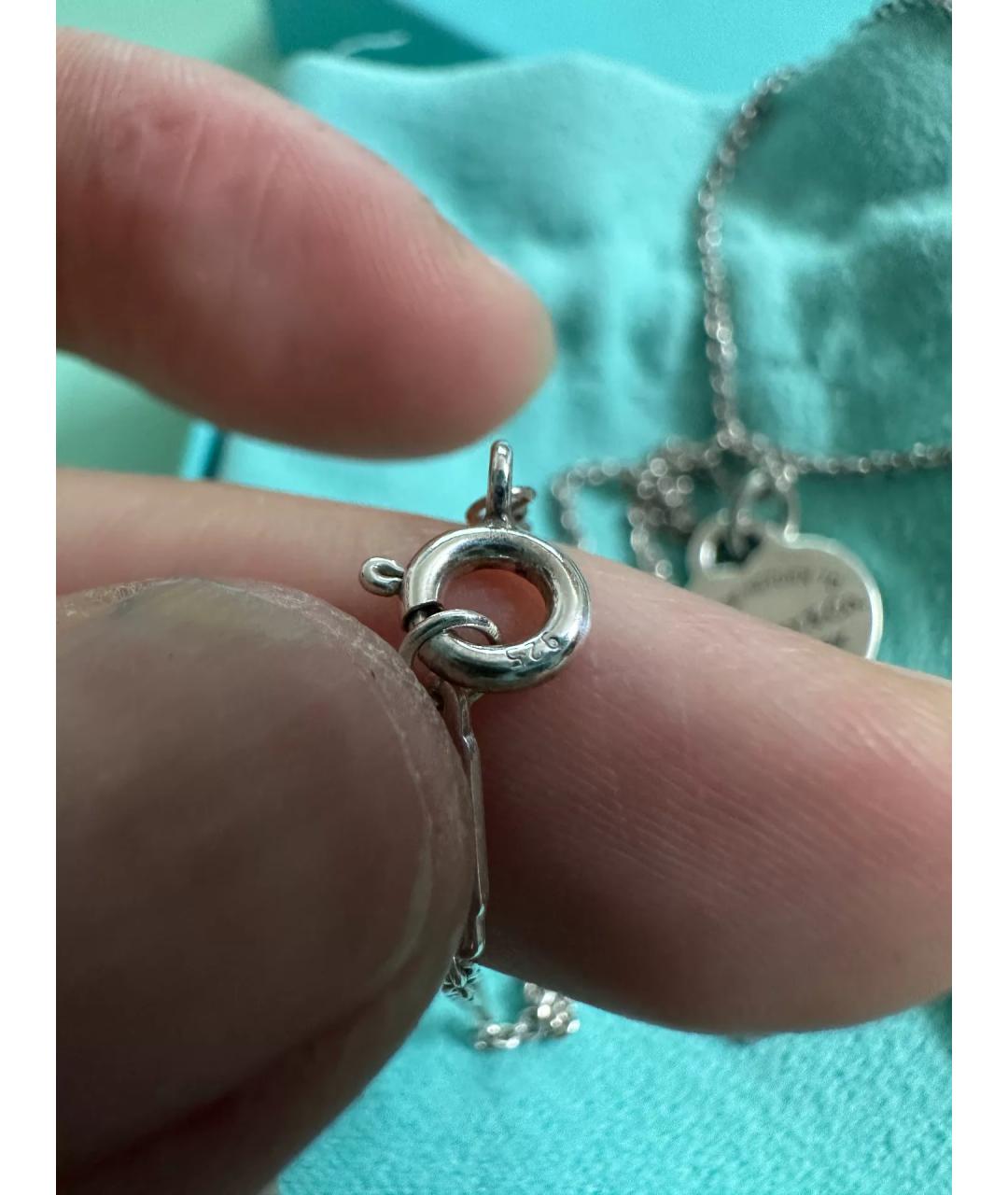 TIFFANY&CO Серебряное серебряное колье, фото 7