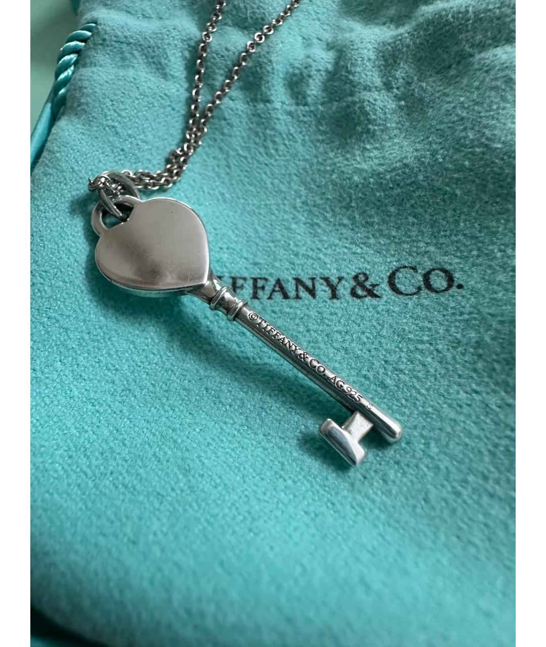 TIFFANY&CO Серебряное серебряное колье, фото 3
