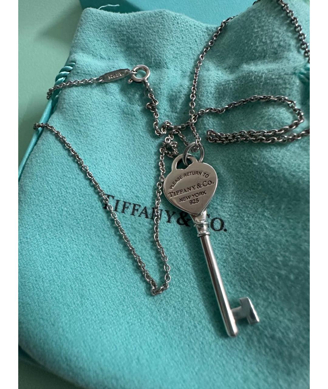 TIFFANY&CO Серебряное серебряное колье, фото 4