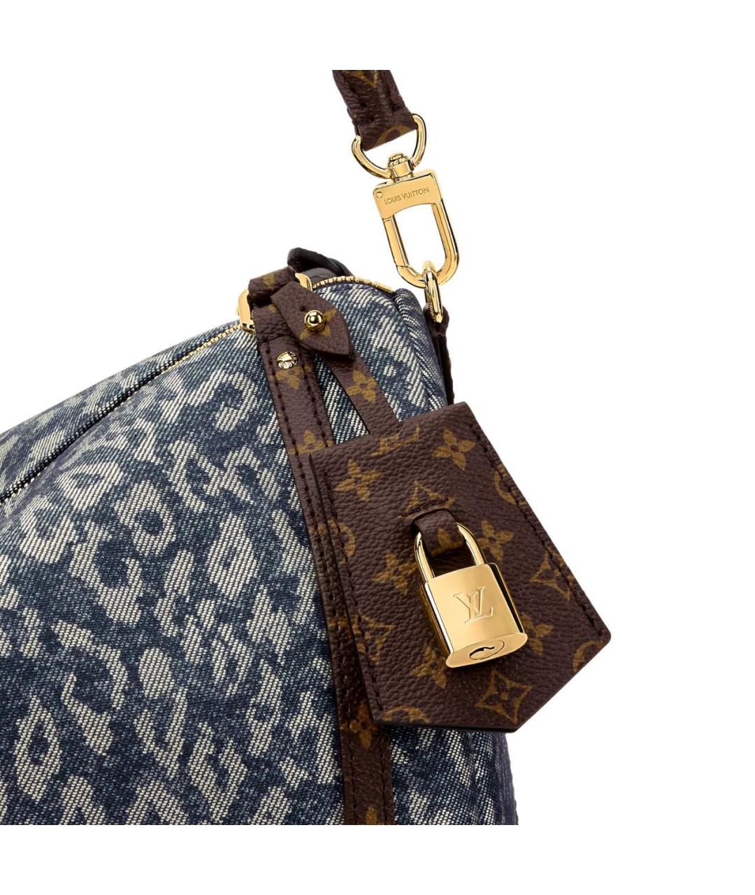 LOUIS VUITTON Синяя сумка через плечо, фото 5