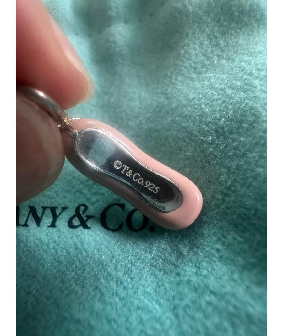 TIFFANY&CO Розовая серебряная подвеска, фото 3