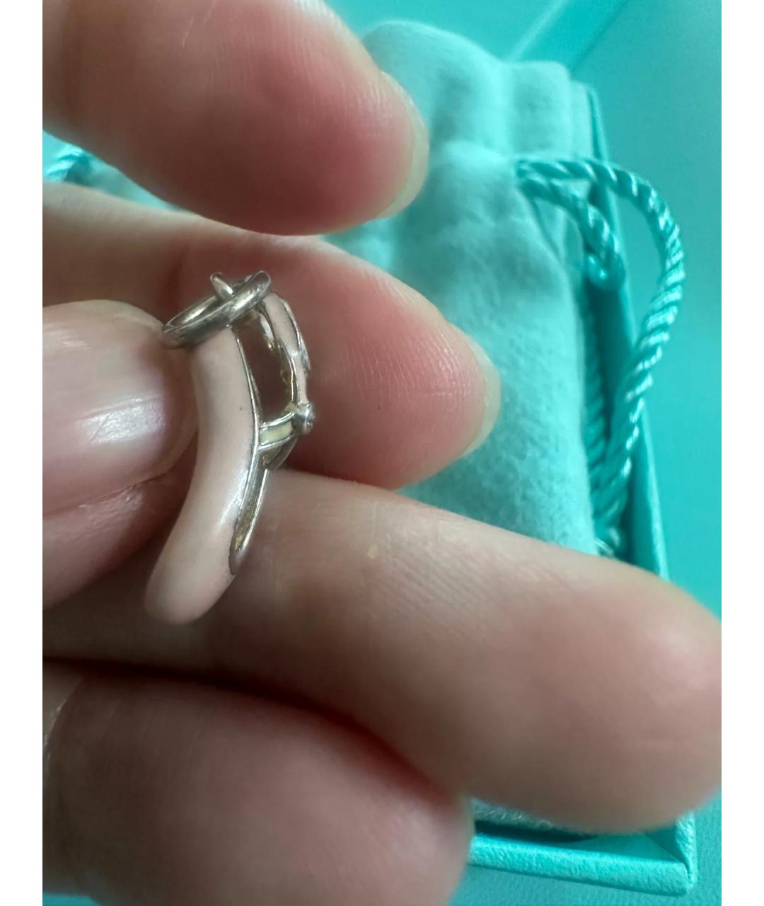 TIFFANY&CO Розовая серебряная подвеска, фото 5