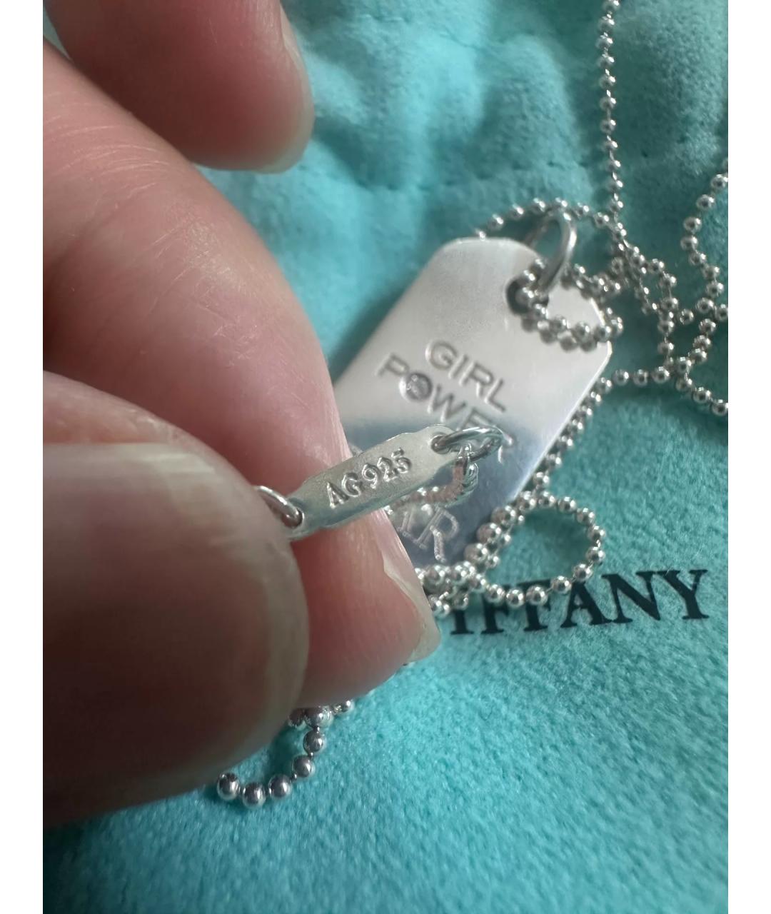 TIFFANY&CO Серебряное серебряное колье, фото 4