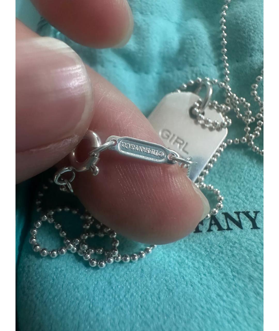 TIFFANY&CO Серебряное серебряное колье, фото 5
