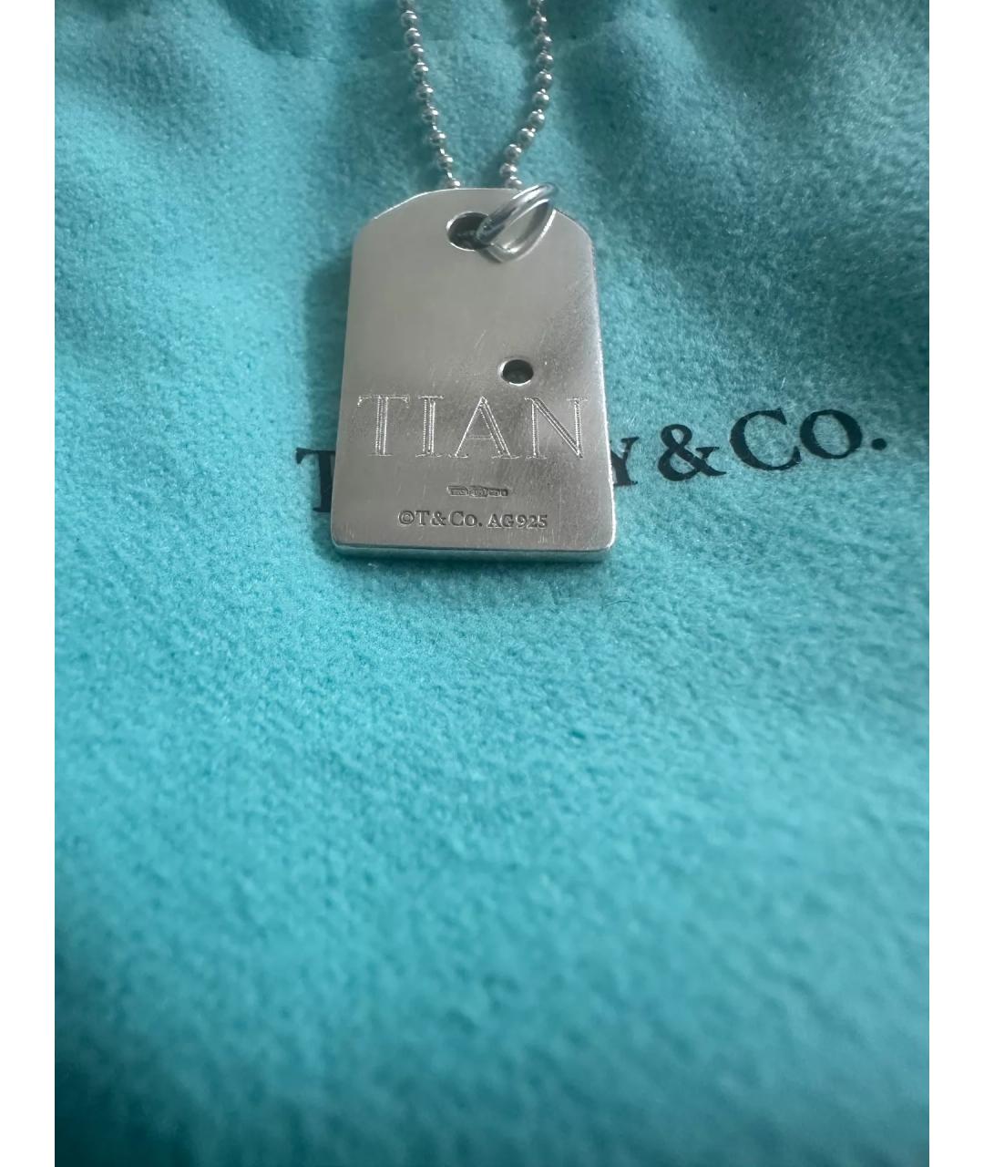 TIFFANY&CO Серебряное серебряное колье, фото 3