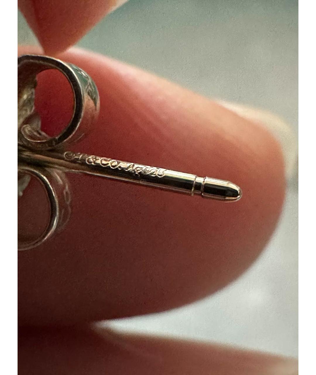 TIFFANY&CO Серебряные серебряные серьги, фото 4