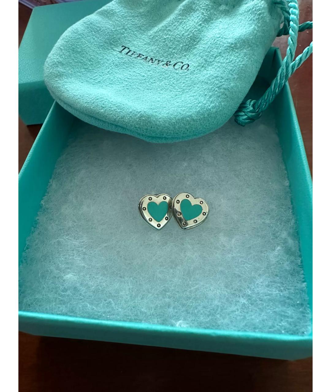 TIFFANY&CO Серебряные серебряные серьги, фото 6