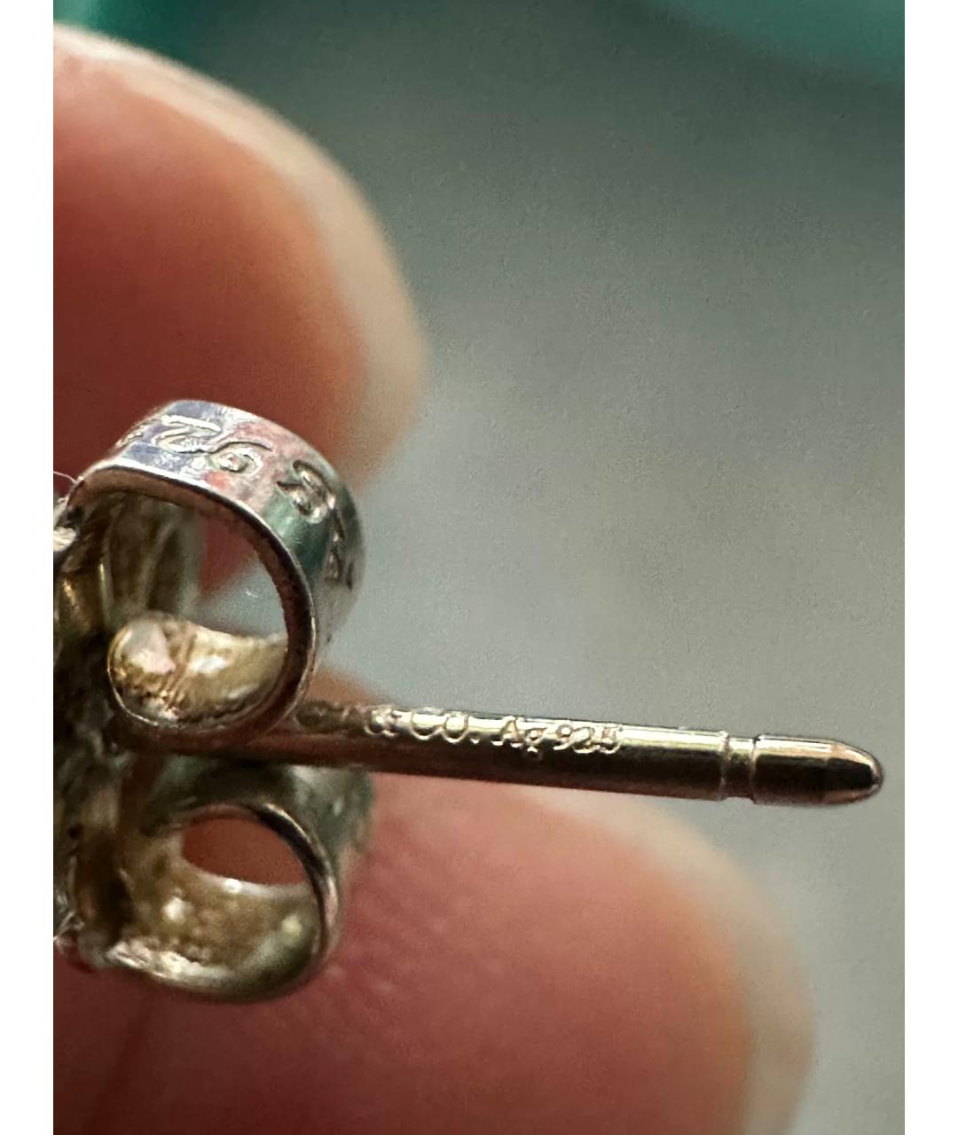 TIFFANY&CO Серебряные серебряные серьги, фото 3