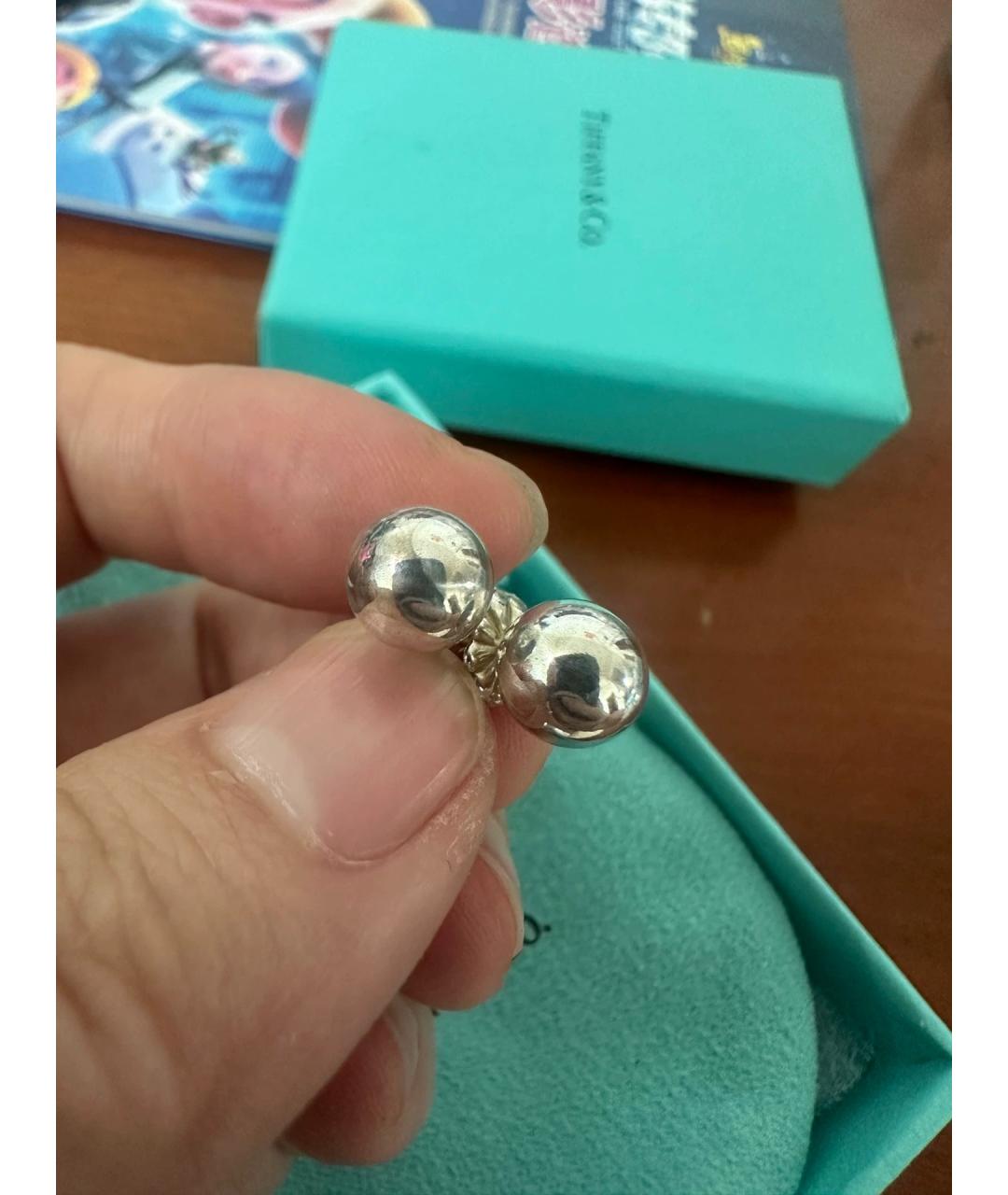 TIFFANY&CO Серебряные серебряные серьги, фото 2