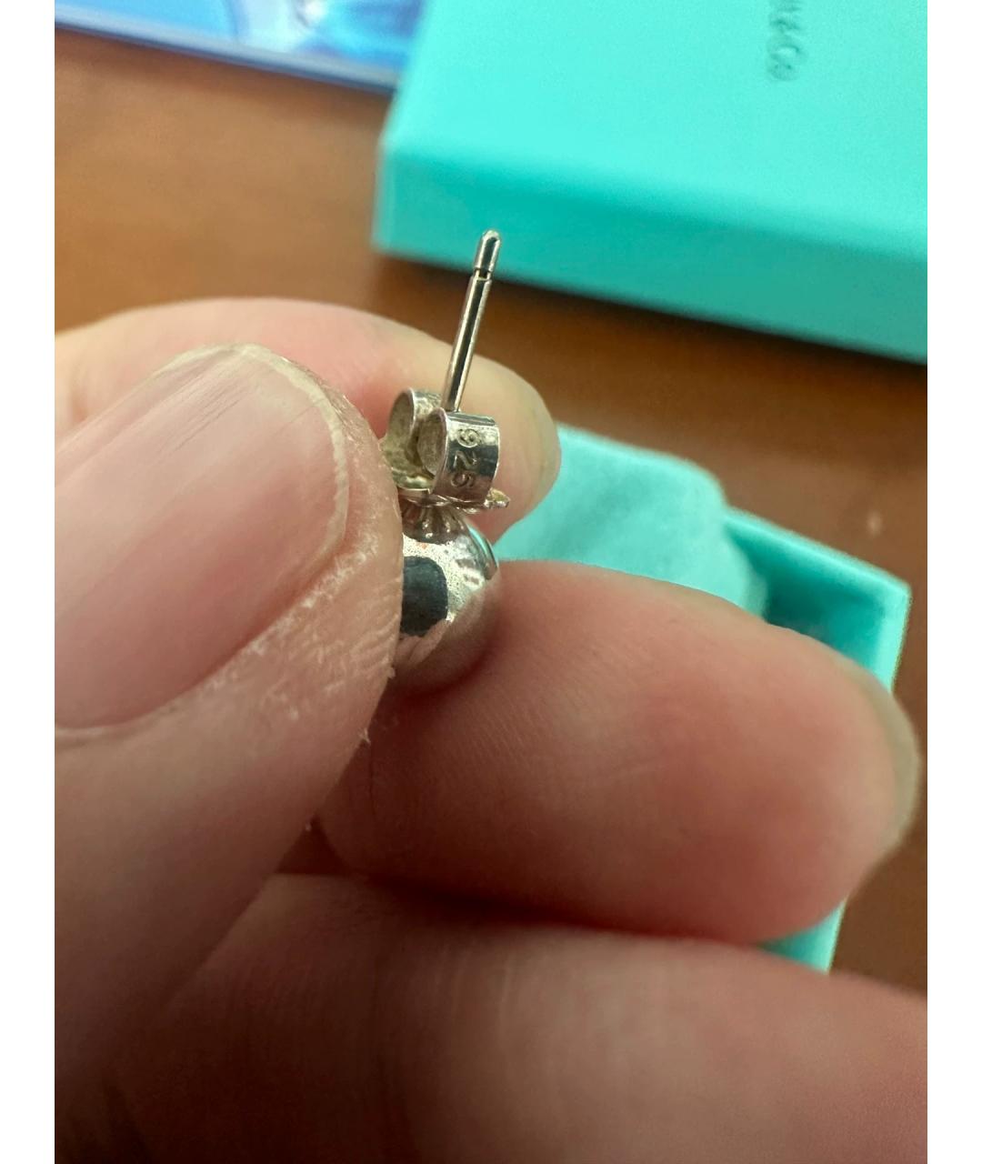 TIFFANY&CO Серебряные серебряные серьги, фото 7