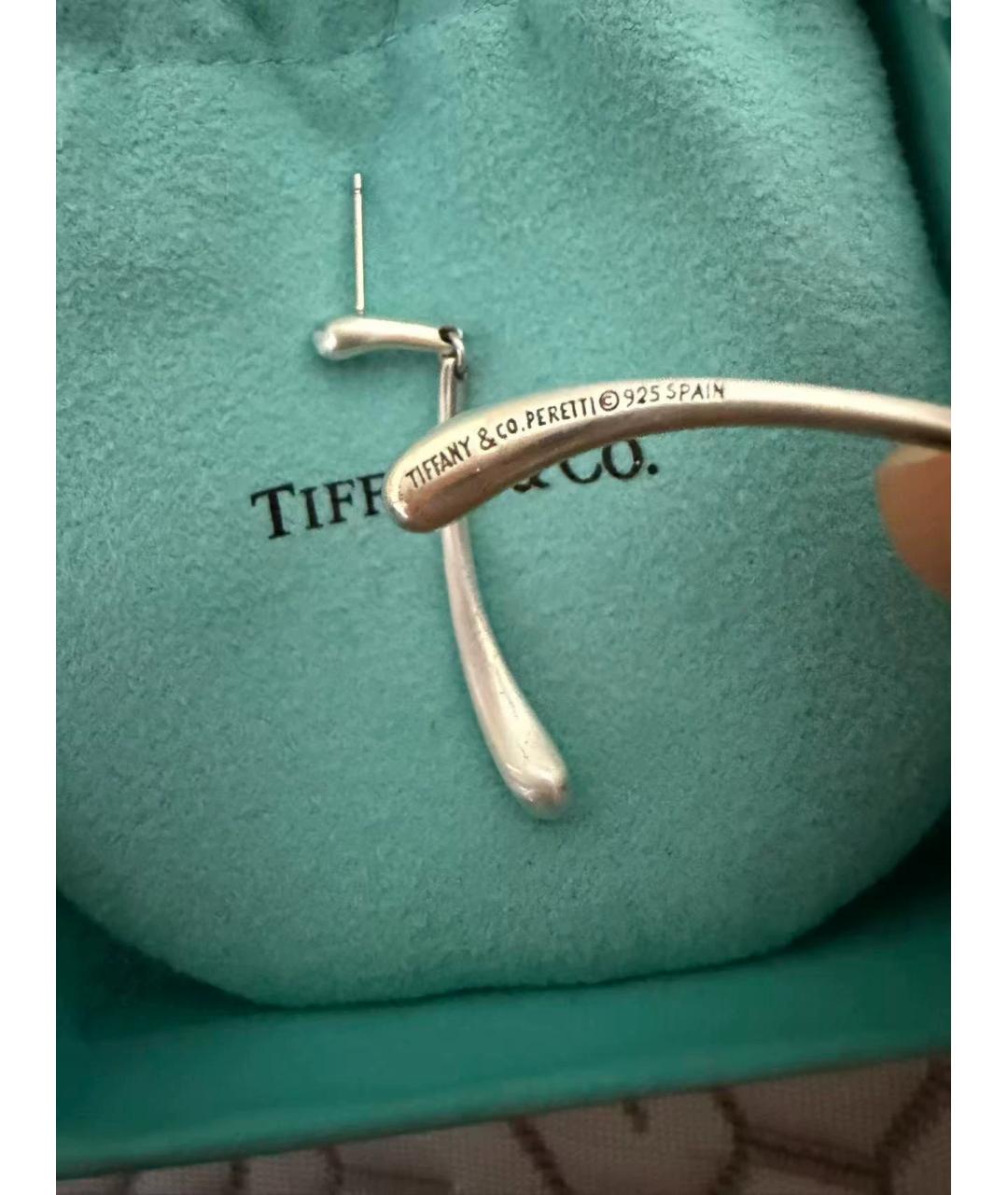 TIFFANY&CO Серебряные серебряные серьги, фото 2