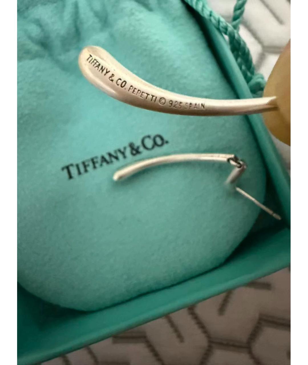 TIFFANY&CO Серебряные серебряные серьги, фото 4