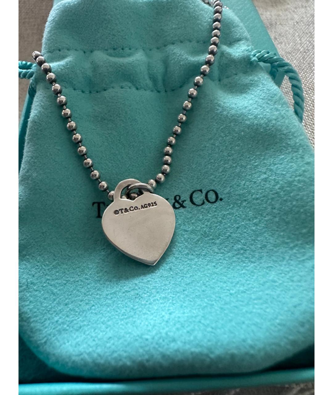 TIFFANY&CO Серебряное серебряное колье, фото 2