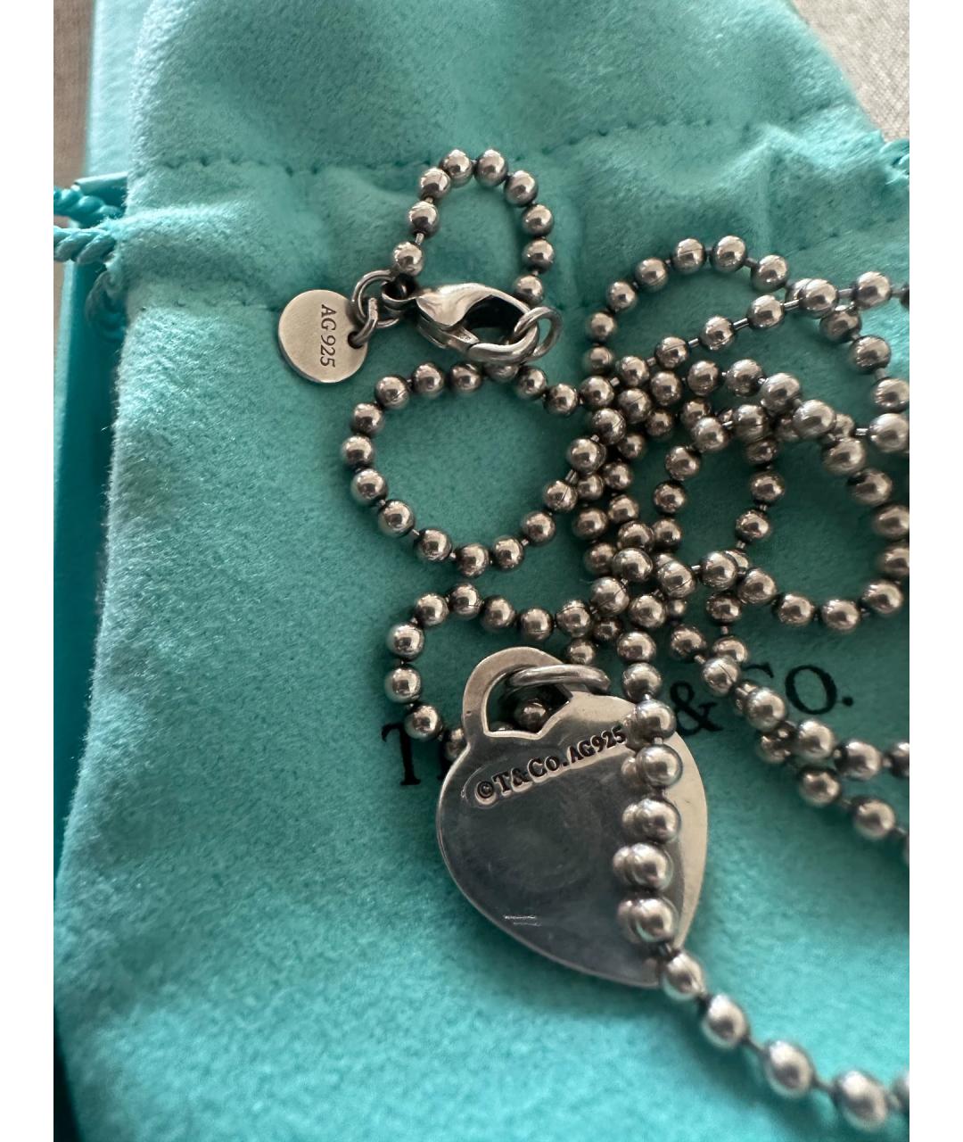 TIFFANY&CO Серебряное серебряное колье, фото 3