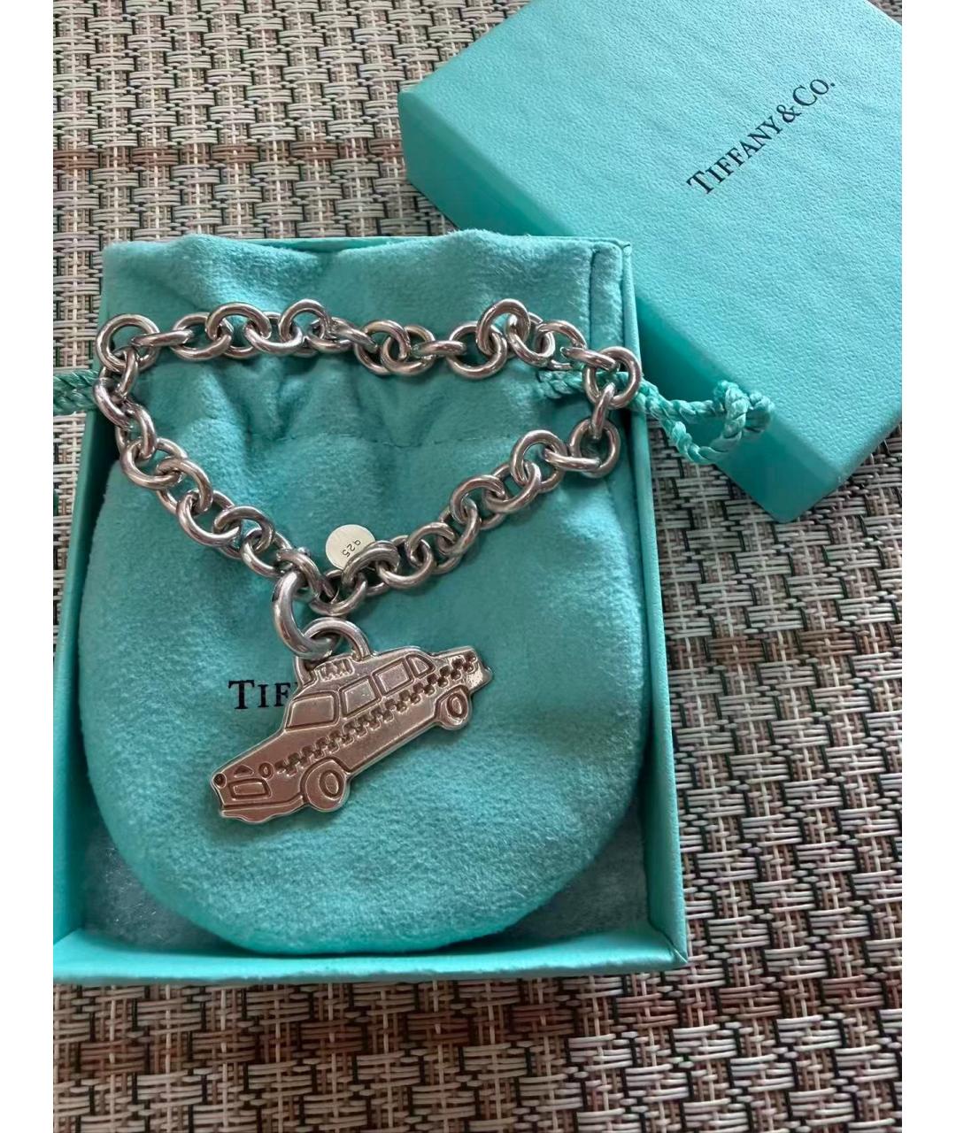 TIFFANY&CO Серебряный серебряный браслет, фото 6