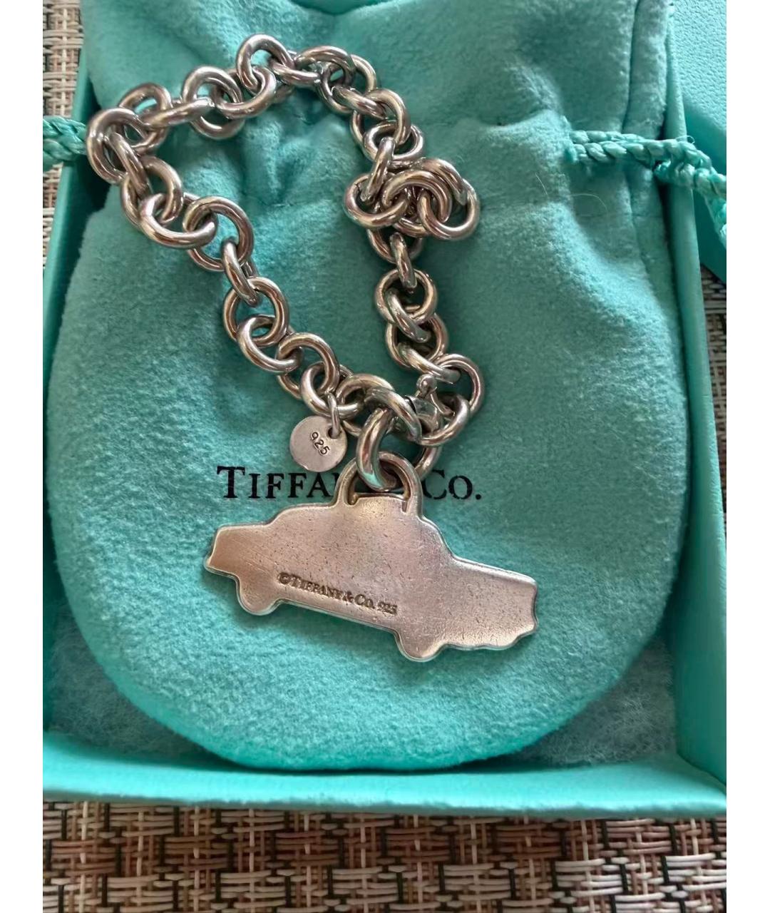 TIFFANY&CO Серебряный серебряный браслет, фото 4