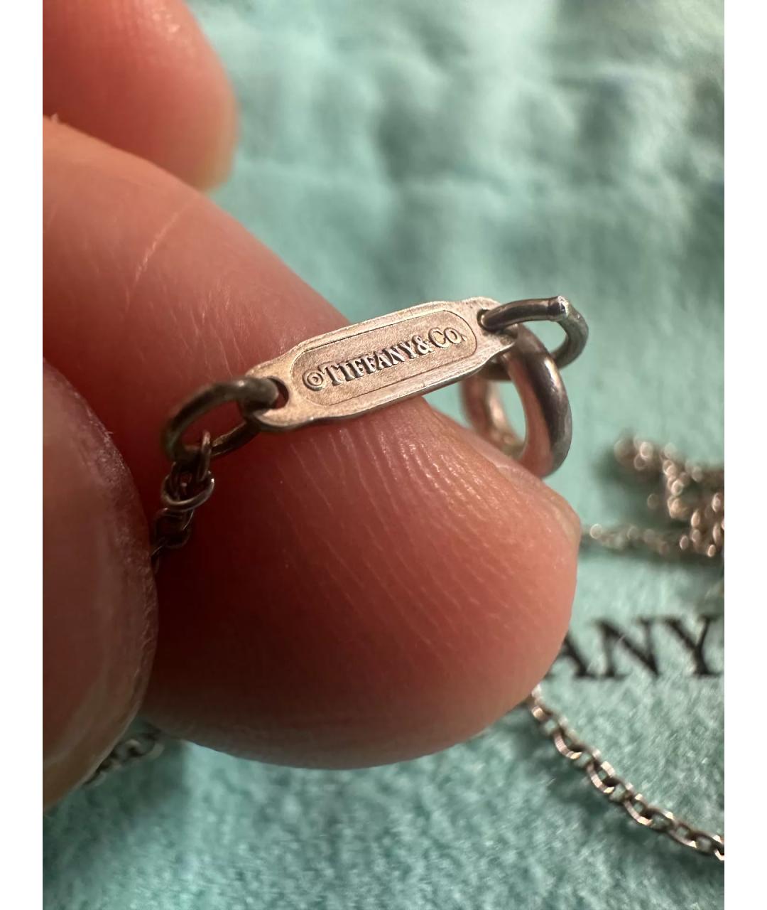 TIFFANY&CO Белое серебряное колье, фото 4