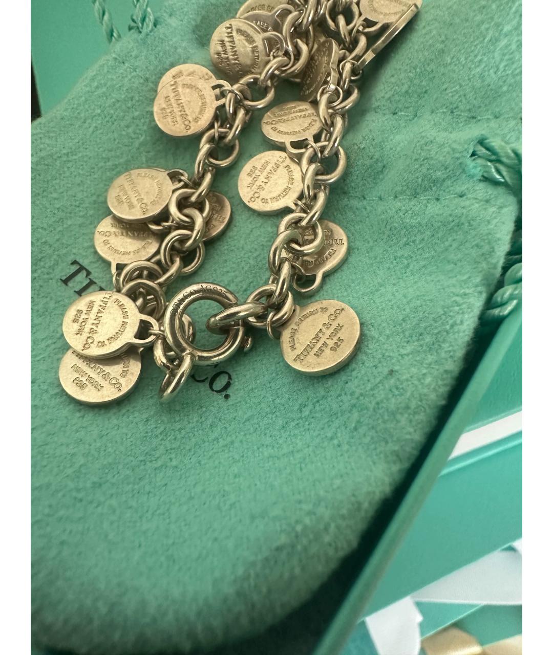 TIFFANY&CO Серебряный серебряный браслет, фото 7