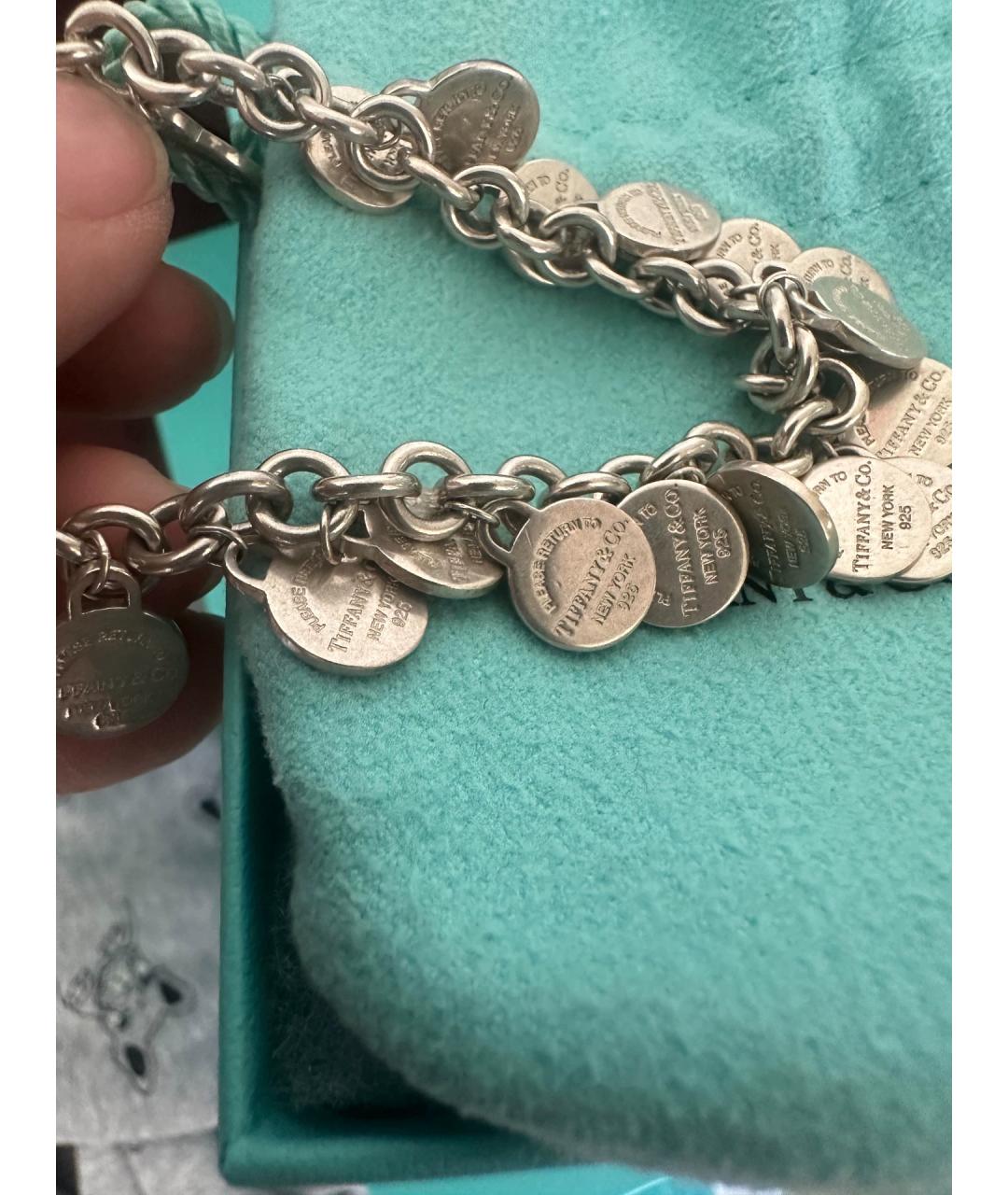 TIFFANY&CO Серебряный серебряный браслет, фото 3